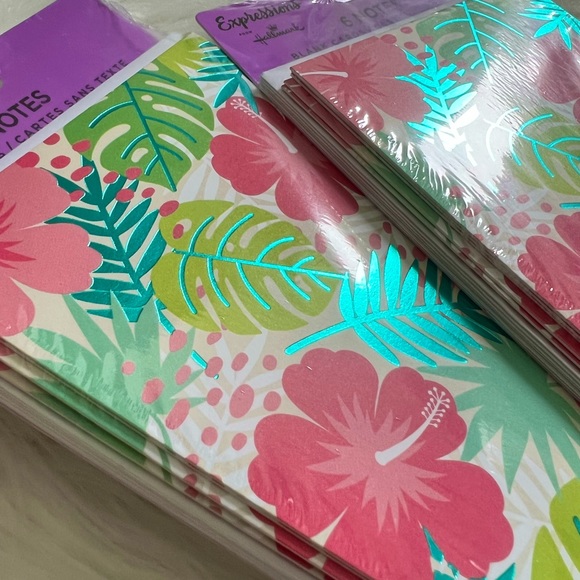 NWT Tropical Thank You Notecards-Set of 12 - Picture 3 of 3
